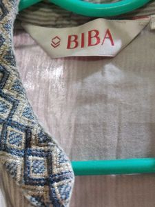 Light Blue Long Sleeve Button-Down Tunic