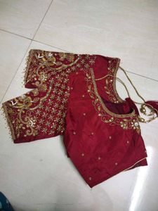 bridal aari maggam blouse