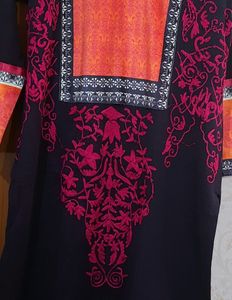 Woollen Kurti With Embroidery
