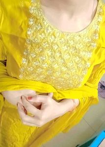 Elegant Yellow Kurta Set