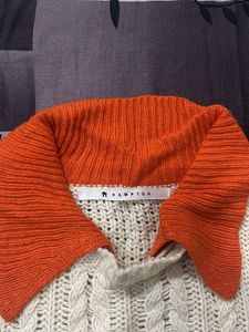 Stylish Cream Cable Knit Sweater