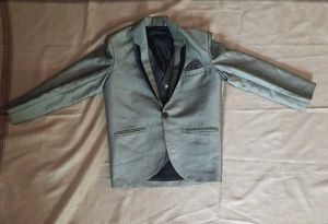 Gray Gingham Vest
