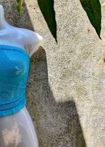 1092 SEXY BLUE TOP