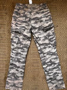 Camo Print Cargo Pants