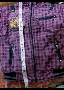 Stylish Plaid Kids' Jacket