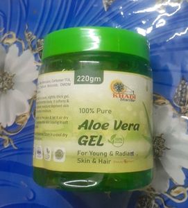 New 100% Pure Aloe Vera Gel For Skin And Hair. New And Sealed.