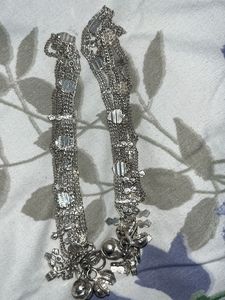 Silver Anklets with Charms