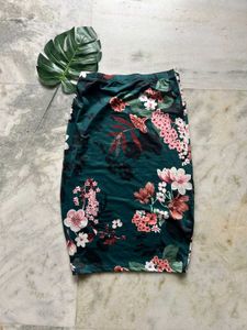 Floral Print Skirt