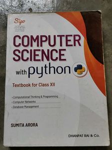 Computer Science with Python - Class XII