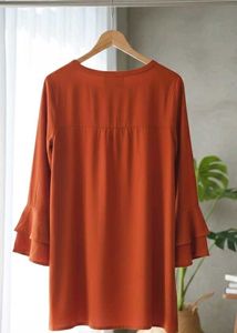 Zola Rust Tunic Top