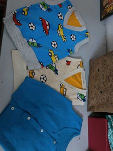 Cartoon Printed Half Sweater Combo Of 3 Unisex