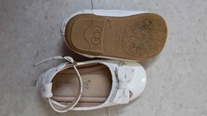 Cute White Baby Shoes