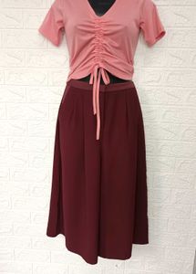 Imported Crop Top &amp; Pant Set