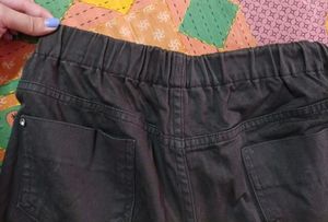 Cotton Jeggings/Trousers (Dark Brown) For WOMEN