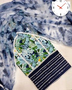 Punjabi Cotton Suits With Tye Dye Duppata