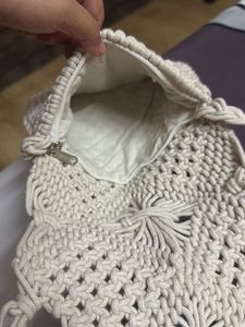 Tassle Crochet sling Bag