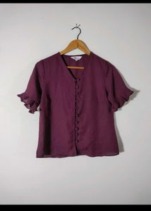 Cute Ruffle Sleeve Top