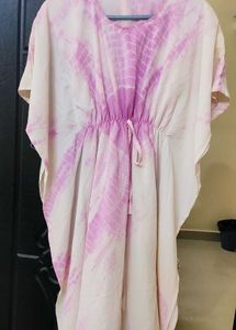 Tie-Dye Kaftan Dress