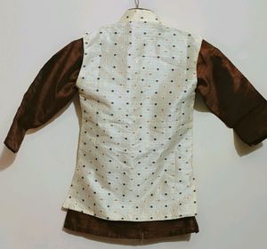 Bajirao Style Kurta &amp; Chudidar Pyjami Or Waistcost