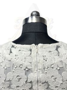 Elegant White Lace Dress