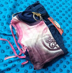 cute girls jeans top 😍 loy price