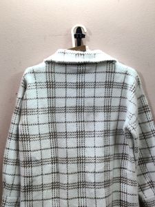 imported luxury women&#39;s plaid overcoat