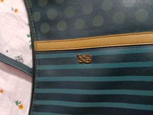 Baggit Handbag Teal Green Color