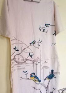 Bird Print Dress