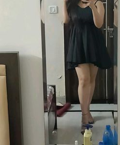 Black Fit &amp; Flare Dress