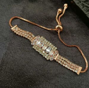 Discount Sale🥰Rose gold plated AD stone Bracelet