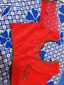 Red Saree Blouse