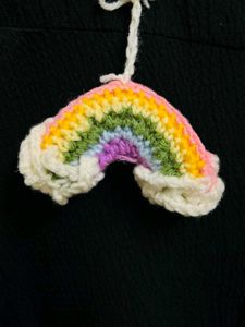 Crochet Rainbow Charm