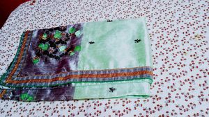 Elegant Embroidered Saree