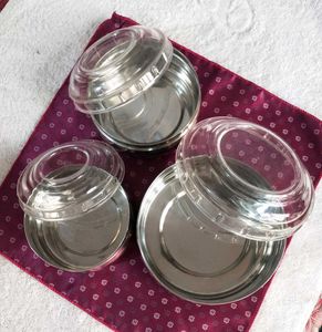 NEW Stainless Steel Food Containers Tiffins