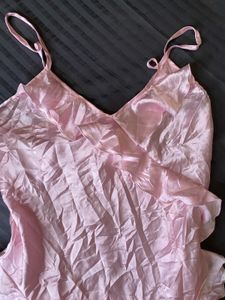 Silky Pink Lingerie Bodysuit