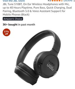 JBL Tune 510BT Headphones