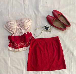 Corset And Skirt Set