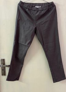 Gray Pull-On Pants