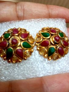 Vintage Gold Plated Studs Impone Work