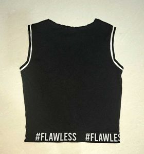 Black Ribbed Tank Top
