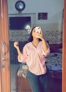 Pink Striped Shirt