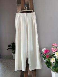Offwhite Highwaist Korean Trousers