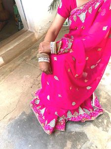 Pure Silk Saree Ke Sath Free Sare