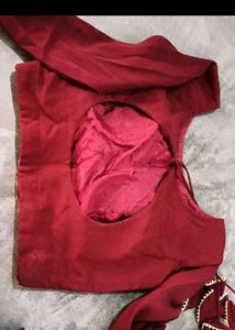 Maroon Embroidered Lehenga Choli