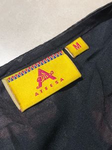 Stylish Black Floral Print Jacket