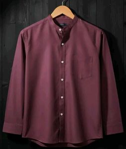 Mandarin collar casual Shirts