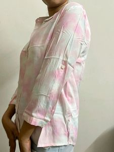 Pink Tie Dye Shirt(New)