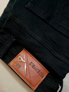 Men&#39;s New black denim