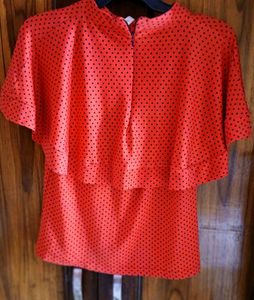 Dotted Cape Top