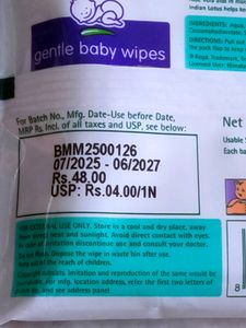 Pack Of 5 Himalaya Baby Wipes
